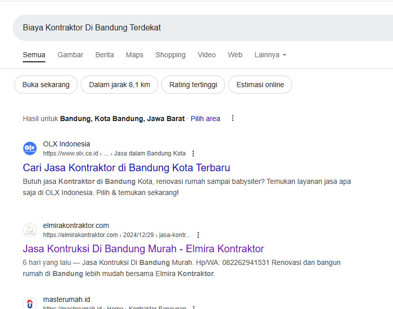 Biaya Kontraktor Di Bandung Terdekat 1