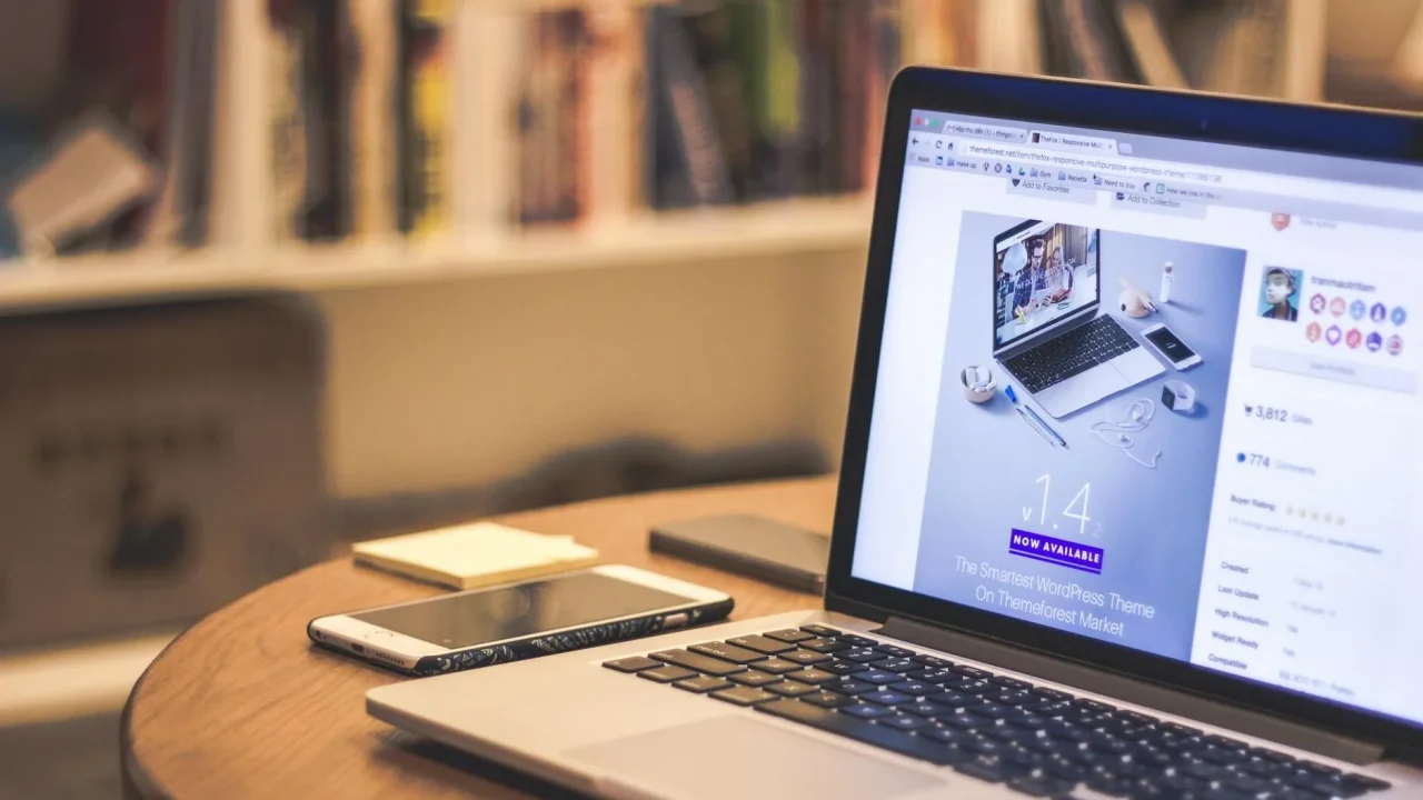 Business Website Laptop Business