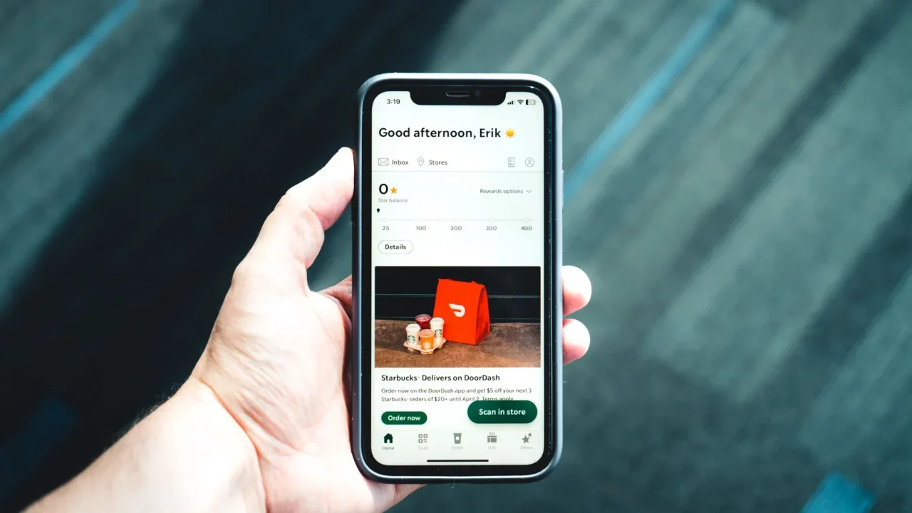 Smartphone User Google Search Happy Customer